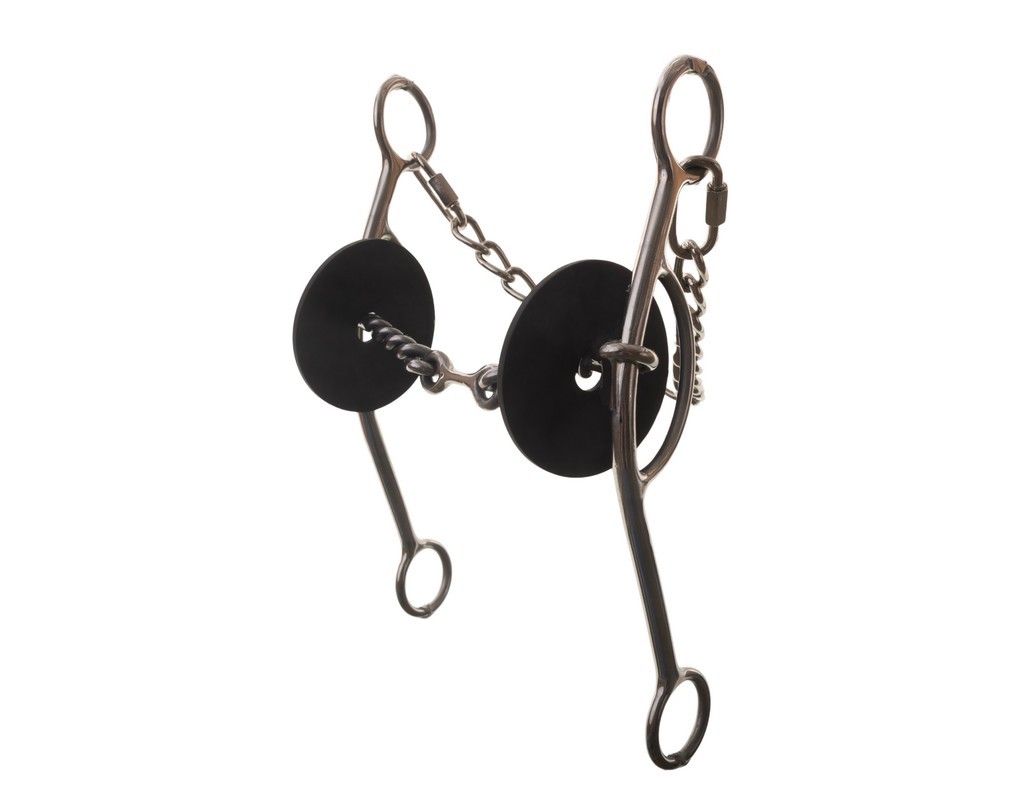 Reinsman Bit Martha Josey Long Shank Gag 3 Piece Silver 0114-5000