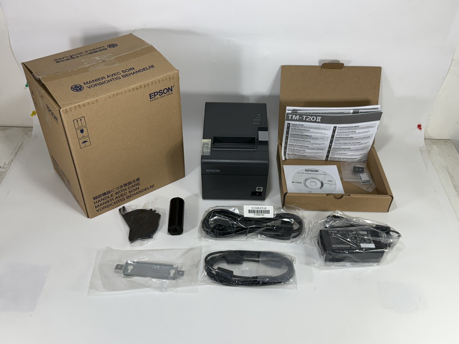 Epson TM-T20II-062 POS Thermal Receipt Printer - USB & Serial - BRAND NEW