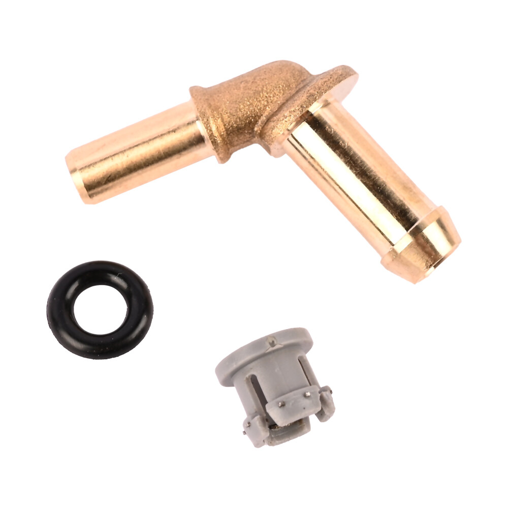 Thermostat Outlet Hose Connector (UPGRADE BRASS) For Land Range Rover 5.0L 3.0L