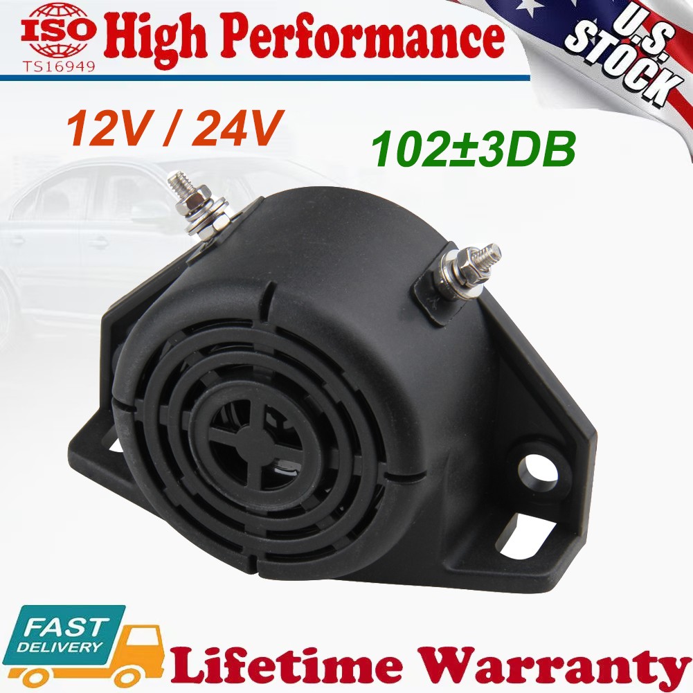 Reversing Backup Alarm 12V-24V 110±3DB Waterproof Beeper For Trucks forklift Van