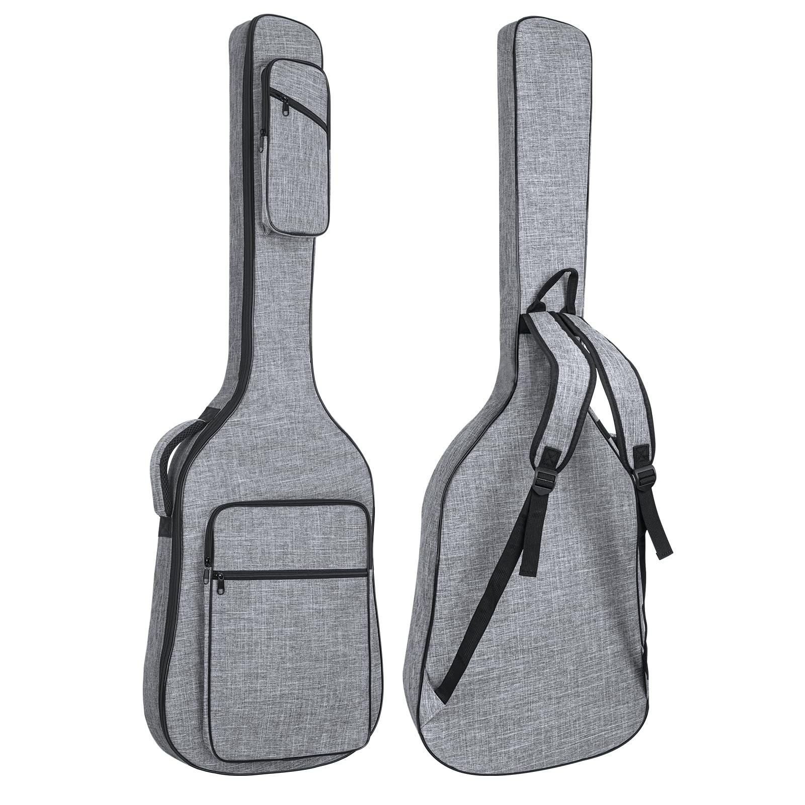 47 Inch Bass Gig Bag 11mm Padding Electric Bass Guitar Bag, Bass Guitar Case ...