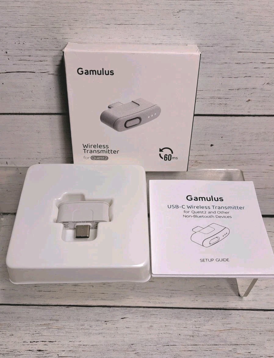 Bluetooth 5.0 Audio Adapter for Oculus Quest 2 Dongle for Bluetooth Earbuds Head