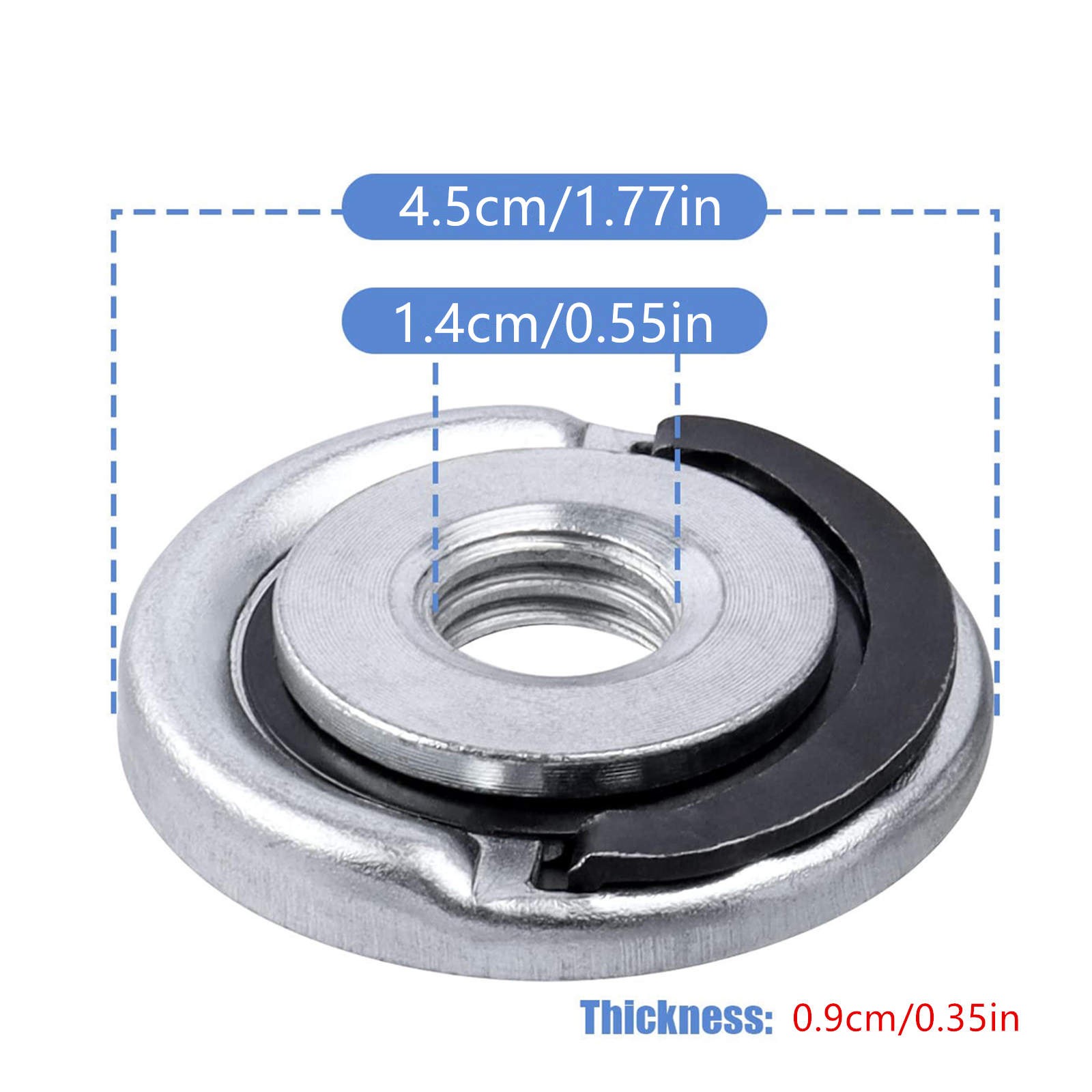2x M14 Self-Locking Retaining Flange for Angle Grinder Grinding Wheel and Disc