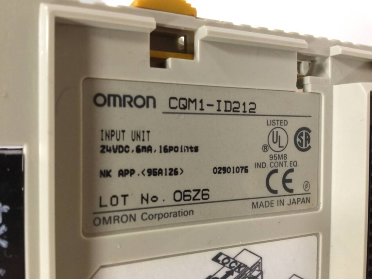 OMRON Input Unit CQM1-ID212 Used #98649