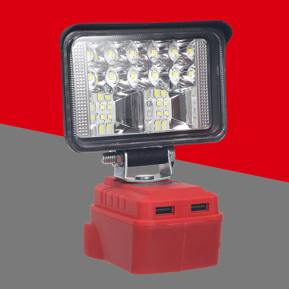 LED Work Light For Milwaukee For M18 Flashlight Work Light 18 LED Battery