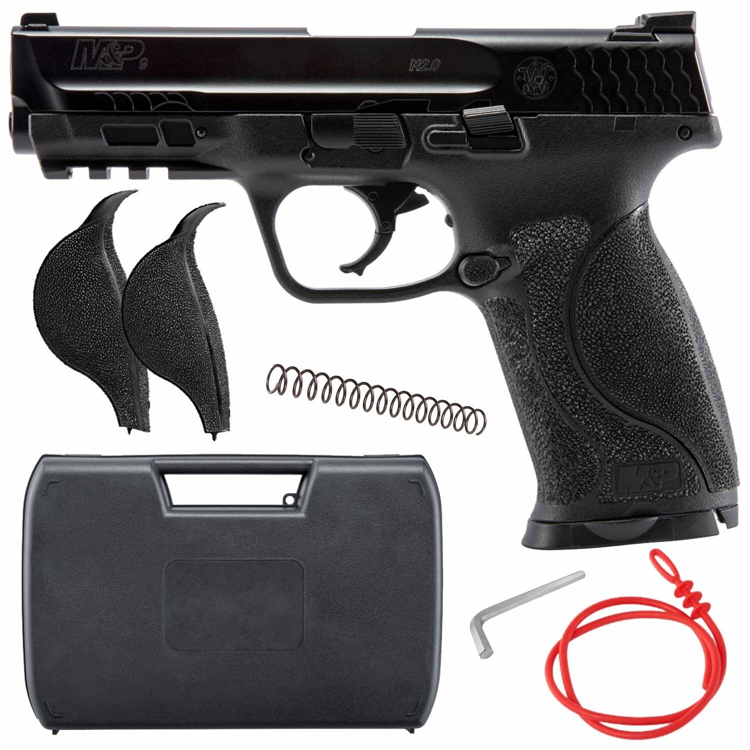 Umarex T4E S&W M&P9 M2.0 .43 Caliber CO2 Black Paintball Pistol 2292124