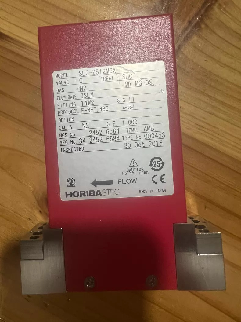 HORIBA STEC SEC-Z512MGX Flow Sensor Used 1PCS