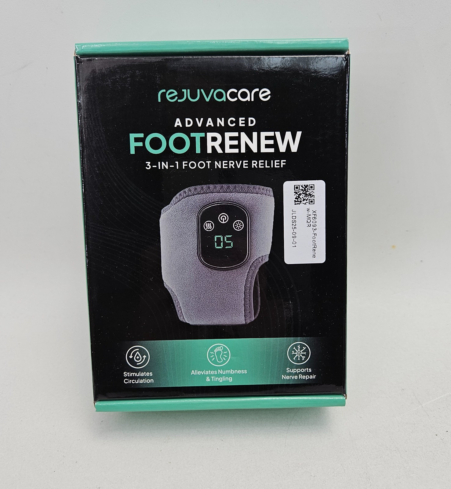 Rejuvacare Foot Renew 3-in-1 Nerve Relief Method +Ankle Massager 1ct Single