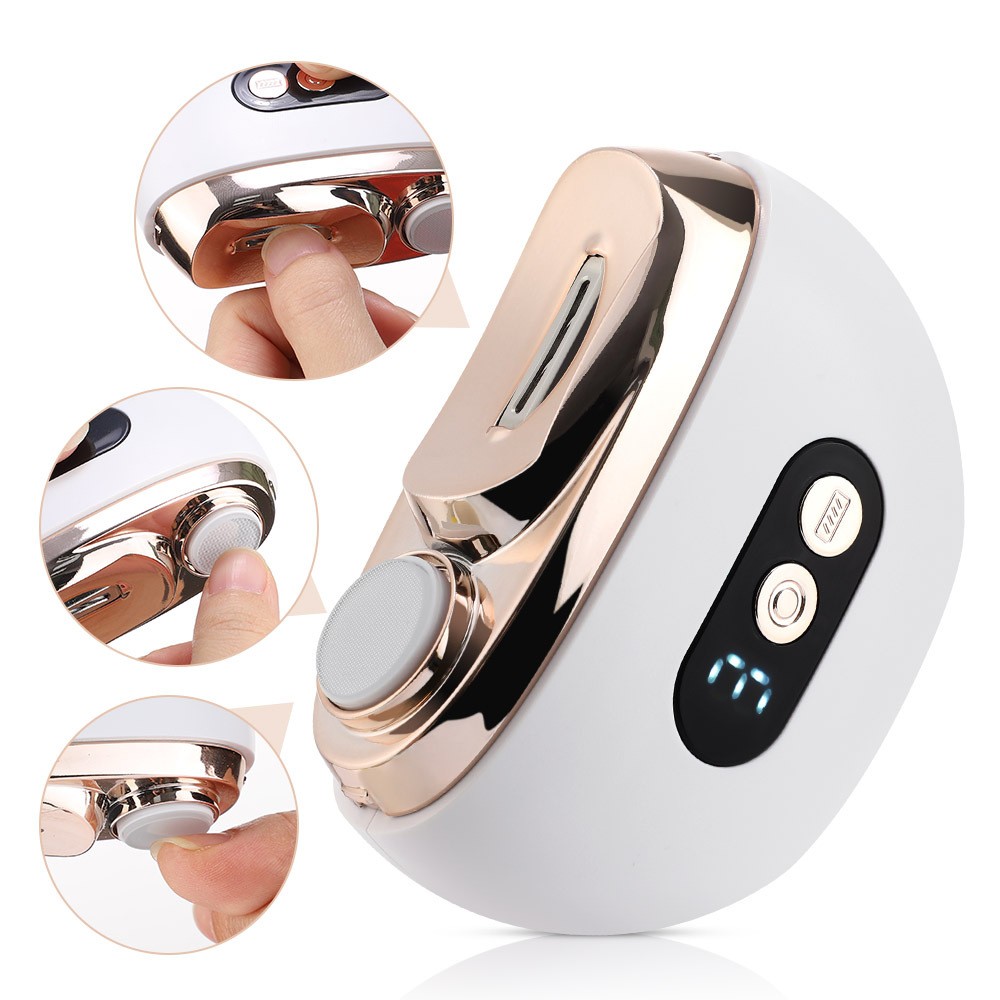 Safety Electric Nail Clipper Automatic Thick Nails Trimmer Professional Tool US