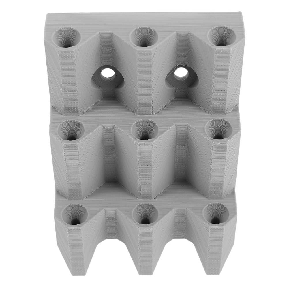 Reusable Plastic Wall Dart Organizer 9 Slot Holder Rack Space Saving Grey