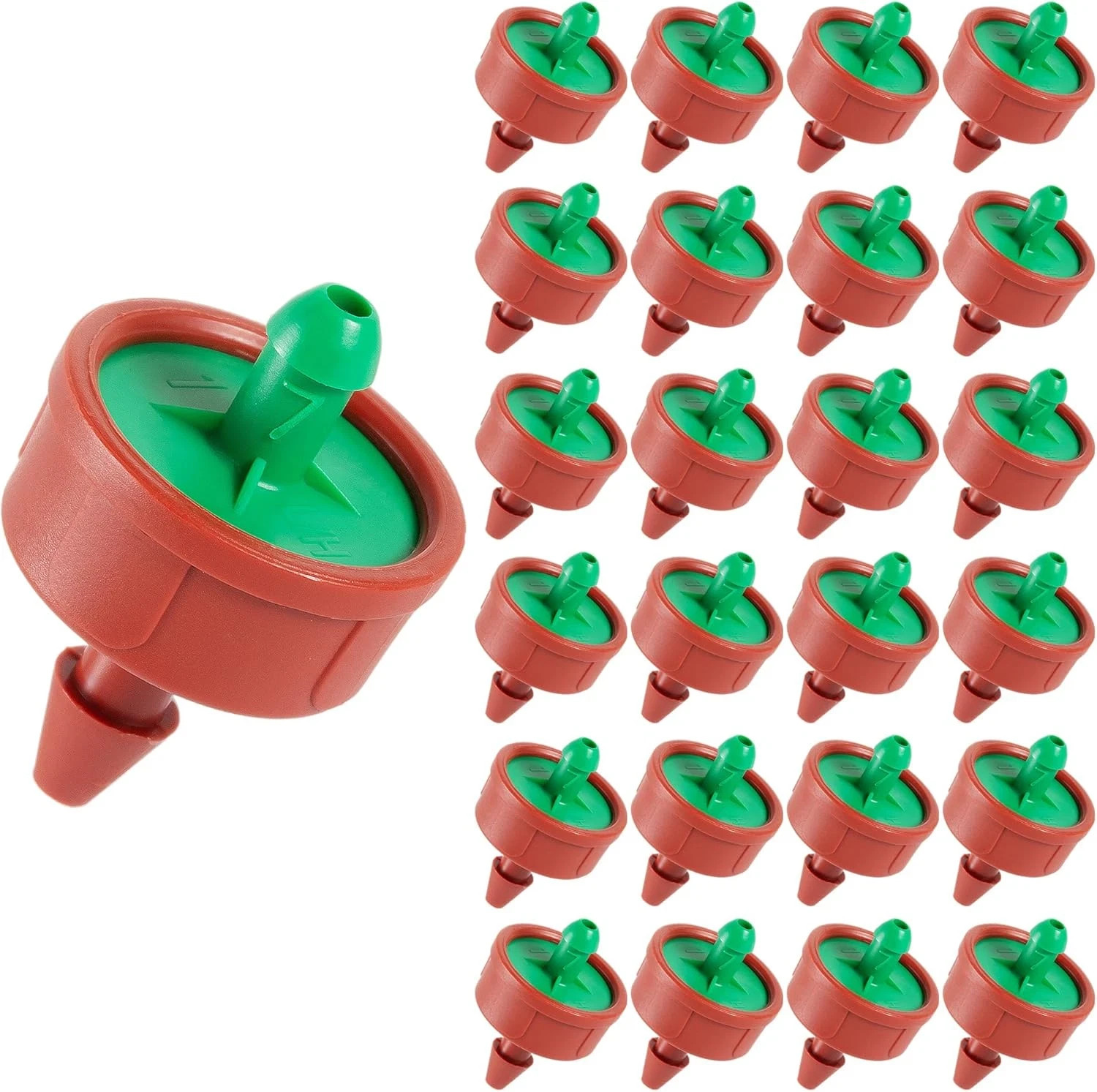 30 Pcs 0.25 GPH Pressure Compensating Irrigation Spot Drippers,Constant Flow Bar
