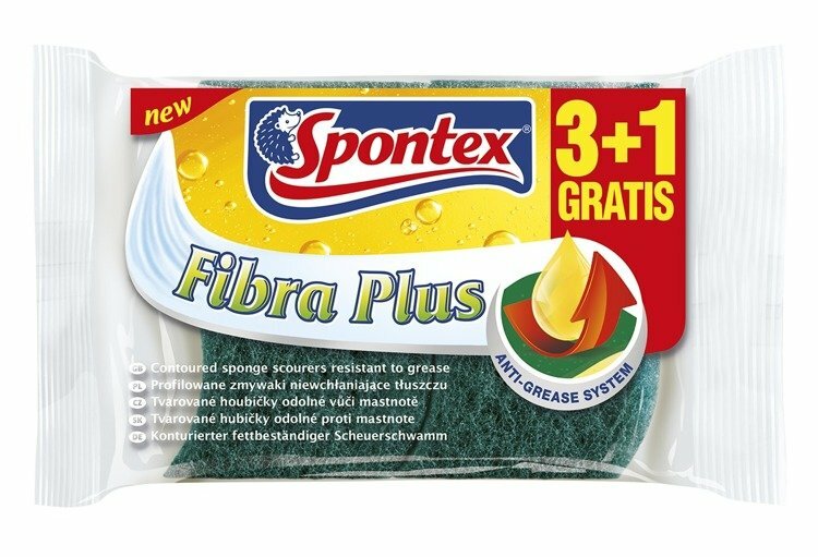 Spontex FIBRA PLUS Anti-Grease Sponges 3ct. -Made in Germany FREE SHIPPING