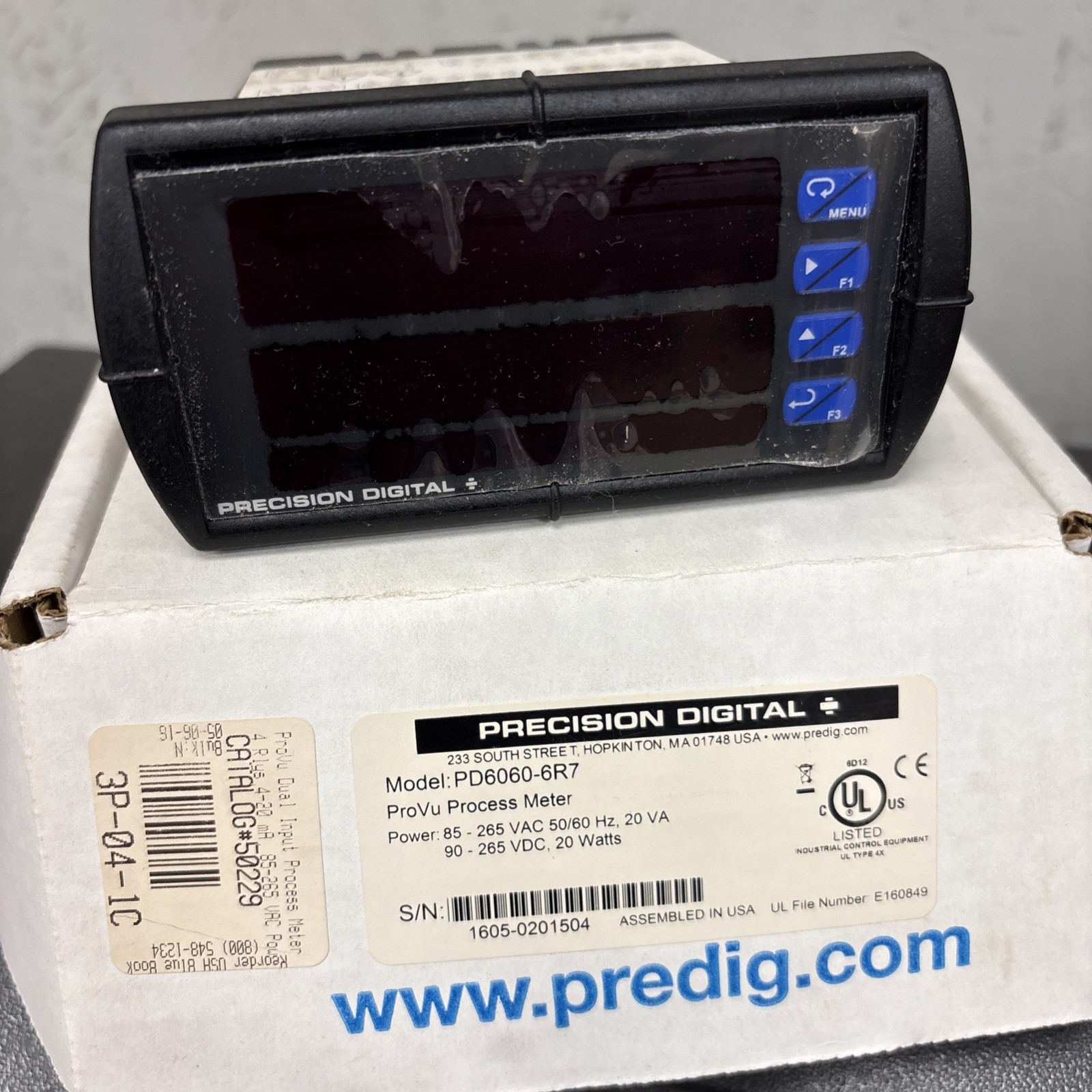 PRECISION DIGITAL PD6060-6R7 (NEW IN BOX)