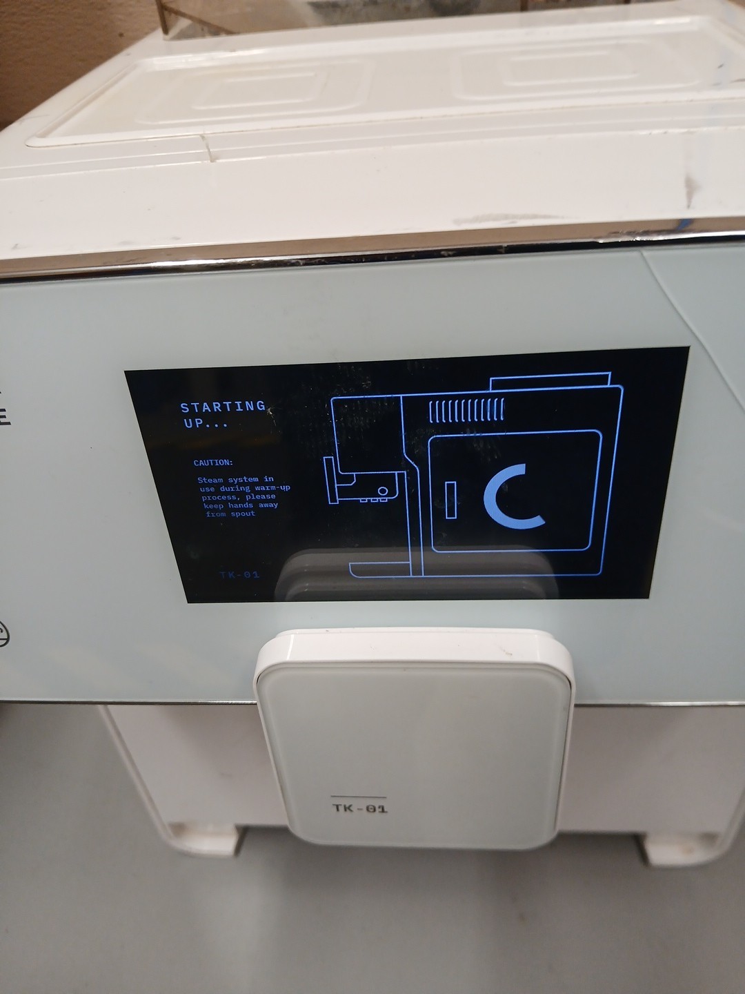 Terra Kaffe TK-01 Super Automatic Espresso Machine RM-A10 White Read!!!