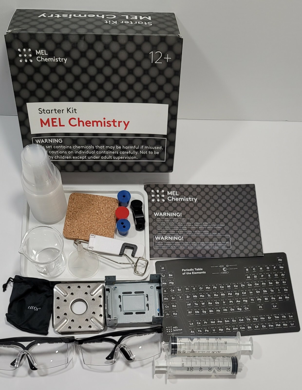 Mel Chemistry Starter Kit Pre-owned Plus 5 New Experiments Kits 12+ Please Read