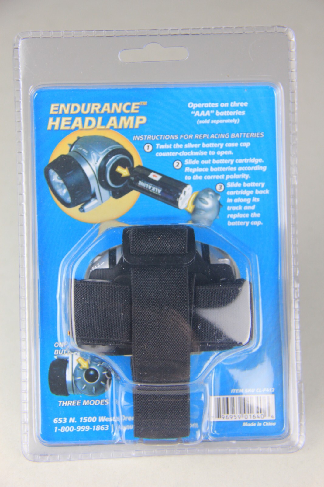 High Uinta Gear Endurance Headlamp 12 LED, Three Modes, Adjustable Head Strap