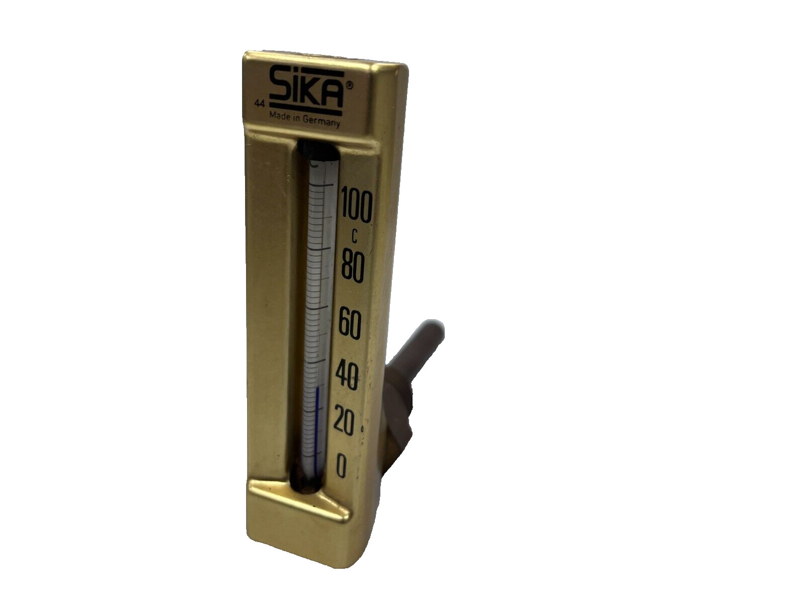 SIKA  Industrial Thermometer 100°C  Body 4.5"  Stem length 2" BACK  Size 1/2"