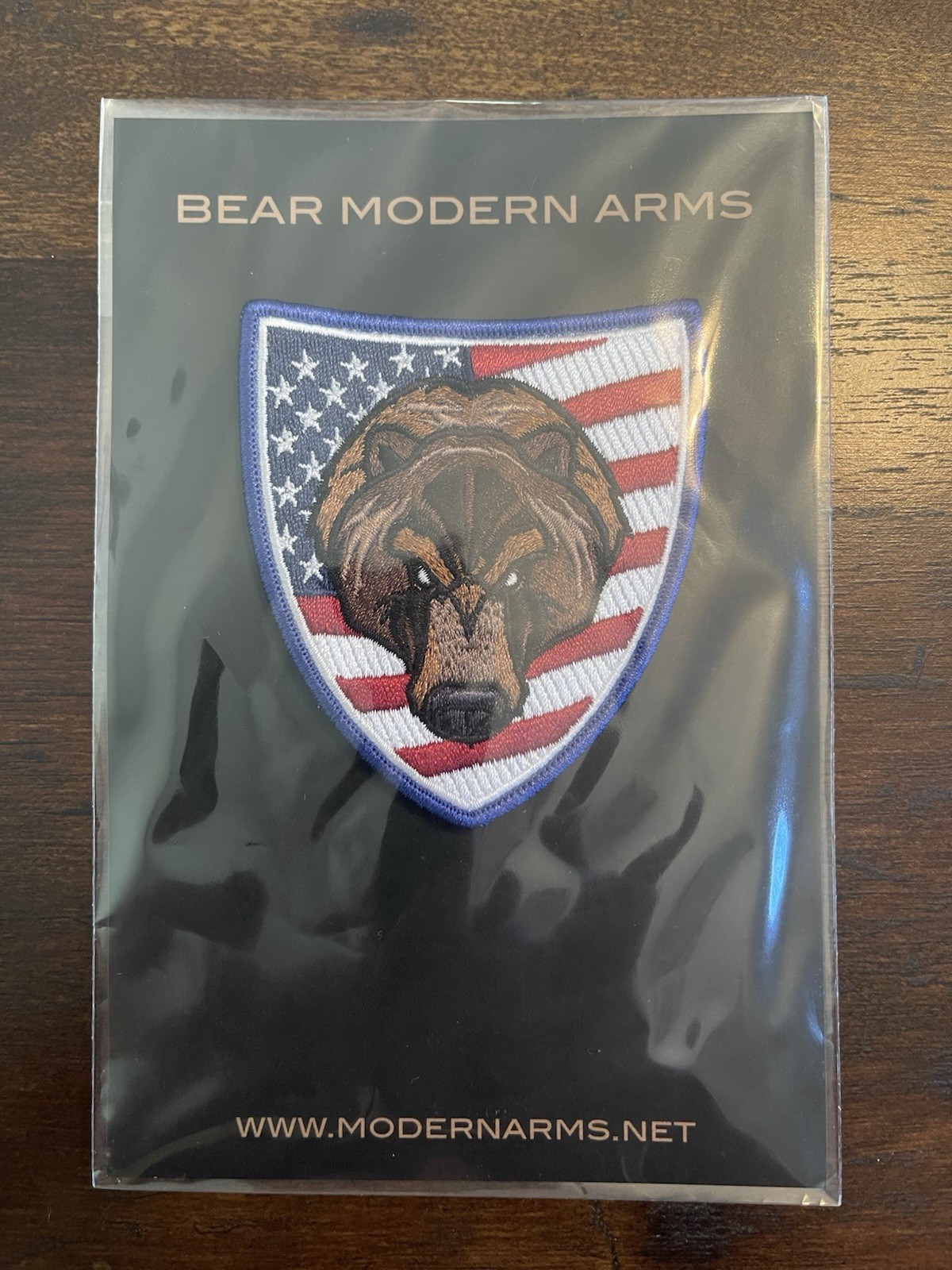Grizzly Bear Modern Arms Morale Patch, Embroidered