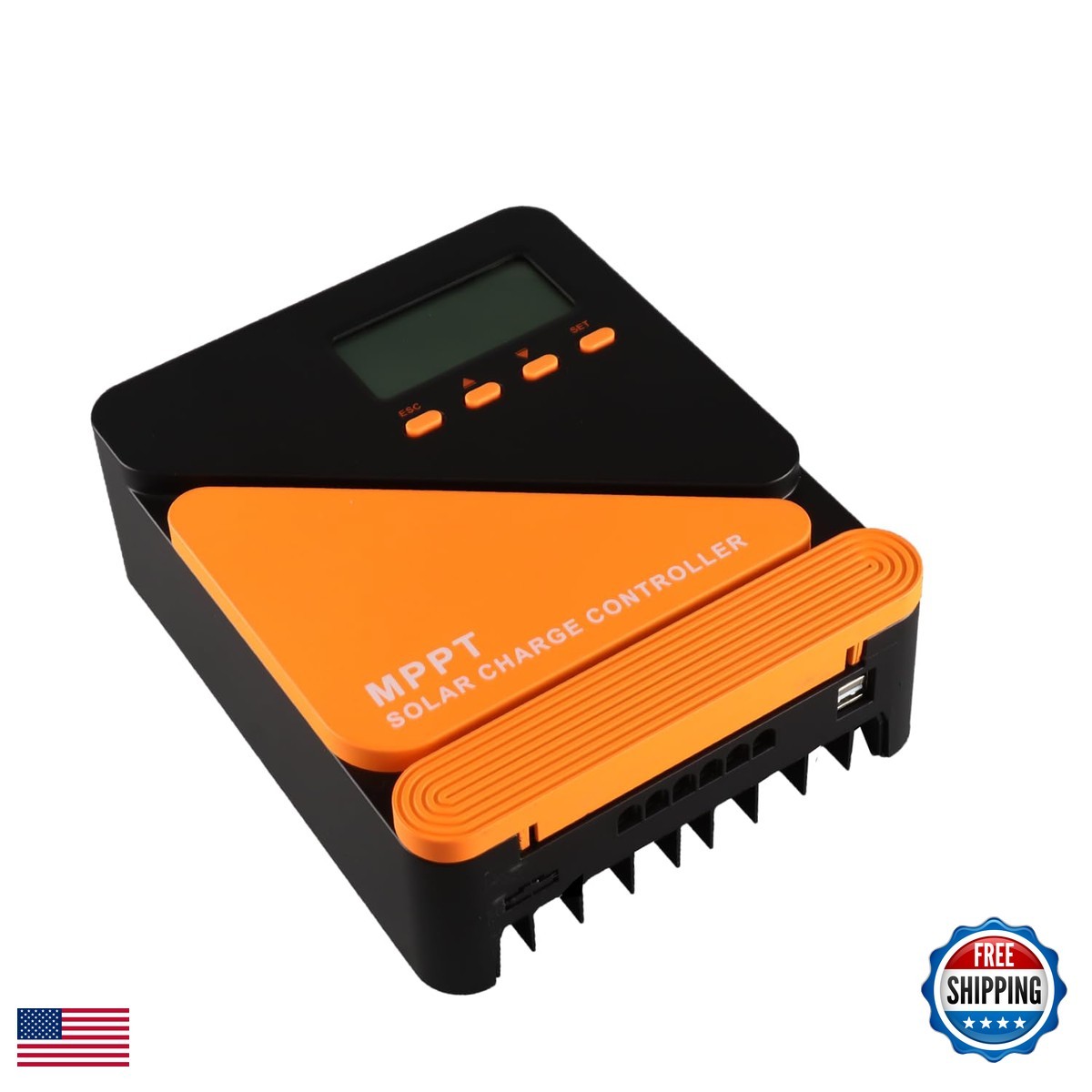 Isunergy 50A 100V Mppt Solar Charge Controller 12V/24V Auto Adaptive Dual 5V/3A
