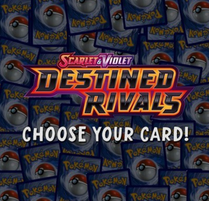 Destined Rivals Pokemon Singles - EX Cards - Choose your card!