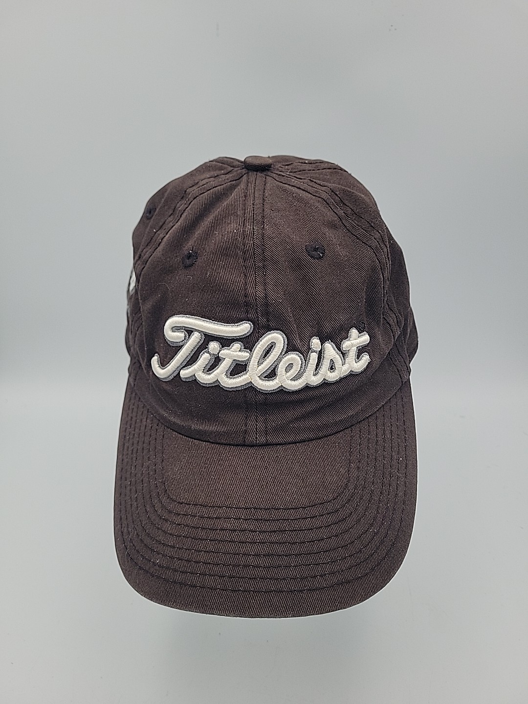 Titleist Golf Hat Annbriar Golf Course Strapback Black Embroidered Logos OS