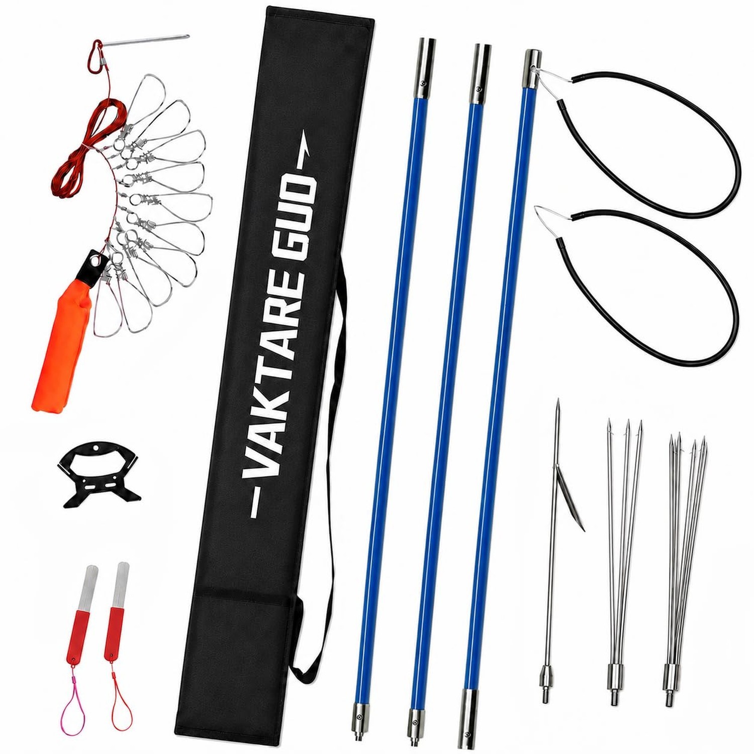 Hawaiian Sling Fishing Spear Set – Fiberglass Spearfishing Pole Spear with