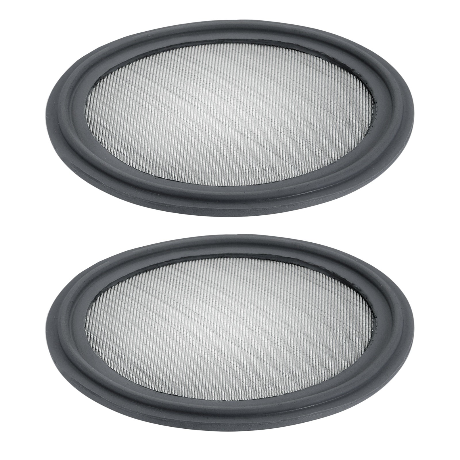 2Pcs 2.5'' FKM Sanitary Gasket, 100 Mesh Sanitary Filter Gasket, Grey