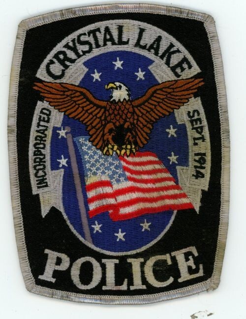 ILLINOIS IL CRYSTAL LAKE POLICE NICE SHOULDER PATCH SHERIFF