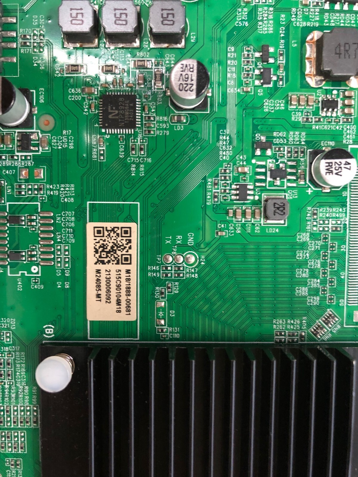 Onn M24085-MT Main Board for 100044717