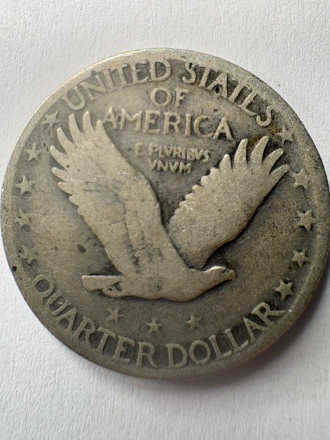 1929 25C Type 1 Standing Liberty Quarter