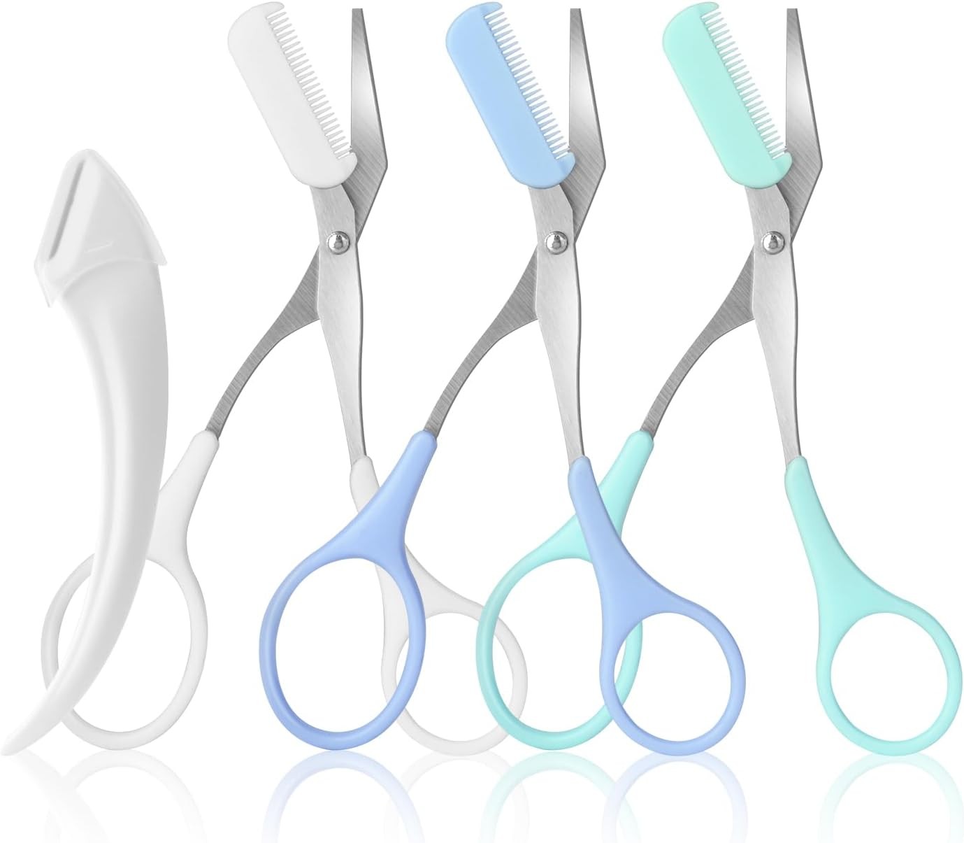 Eyebrow Scissors with Eyebrow , Profal Eyebrow Trimmer Scissors