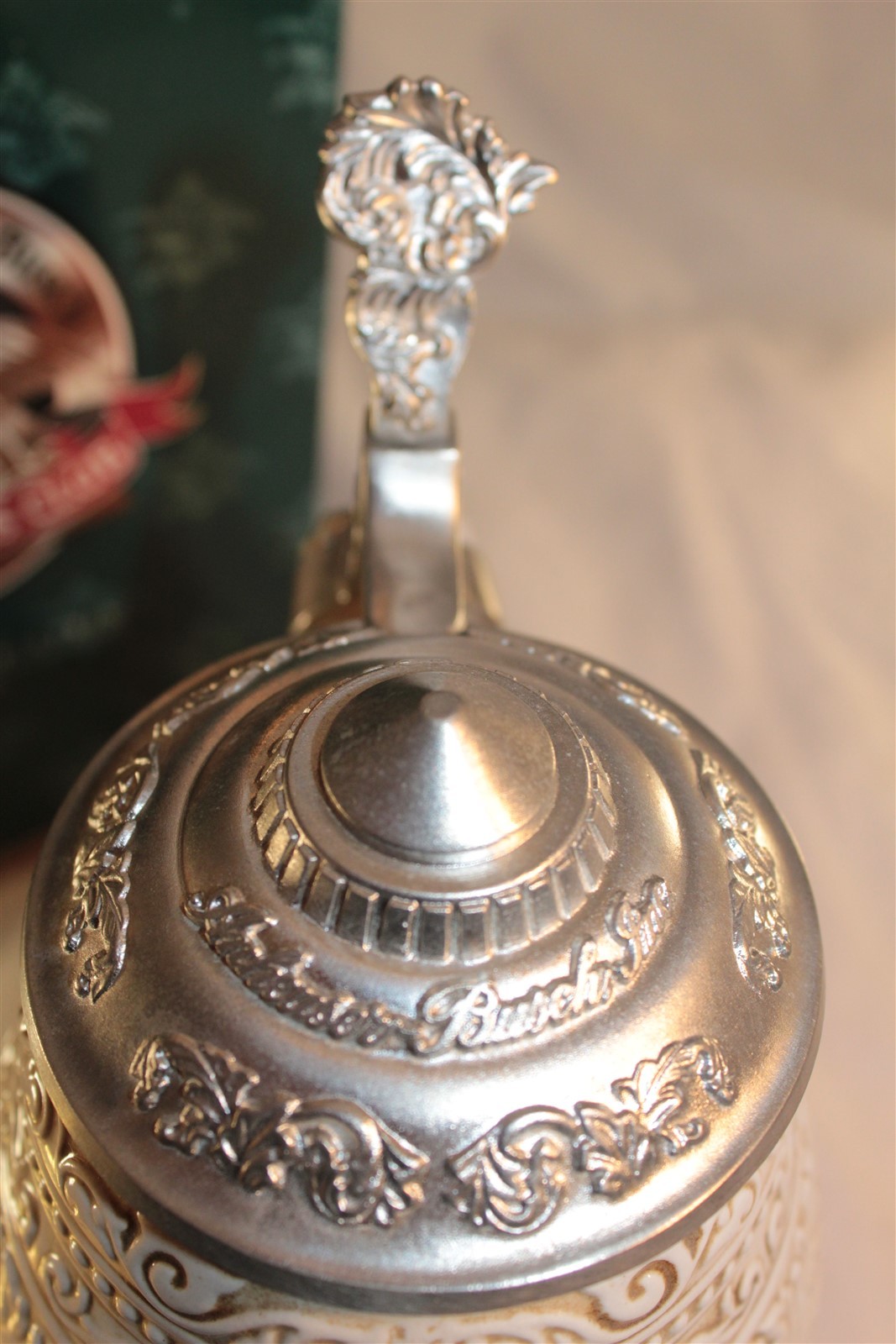1998 ANHEUSER-BUSCH OLD WORLD HERITAGE STEIN 9"