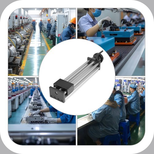 250mm Optical Axis Sliding Table Rail Manual Sliding Table Linear Rail Guide