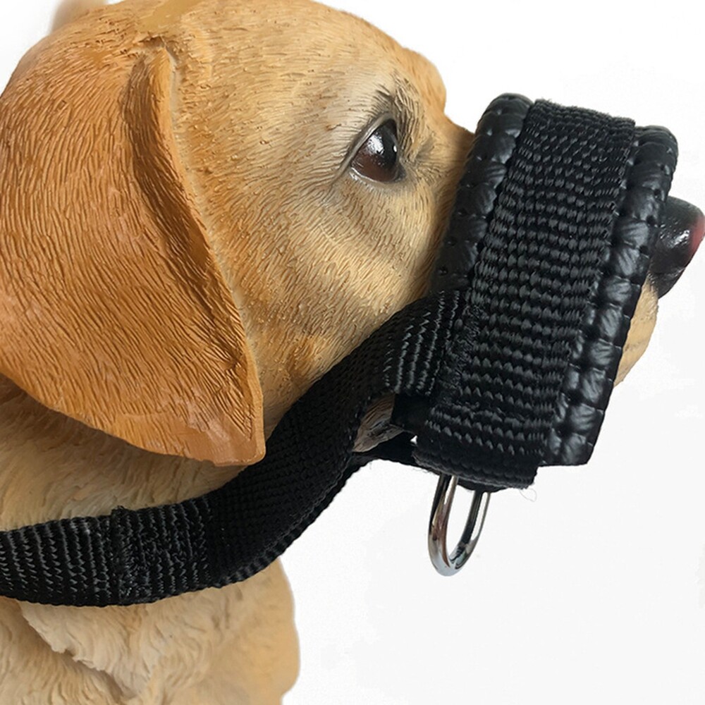 Adjustable Anti Stop Chewing Nylon Dog Bark Bite Soft Mouth Muzzle Grooming
