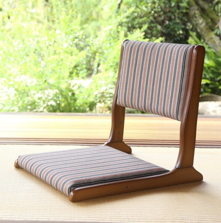Tatami floor chair Zaisu made in Japan 1 unit W17.3 x D20.6 x H18.1 inc.