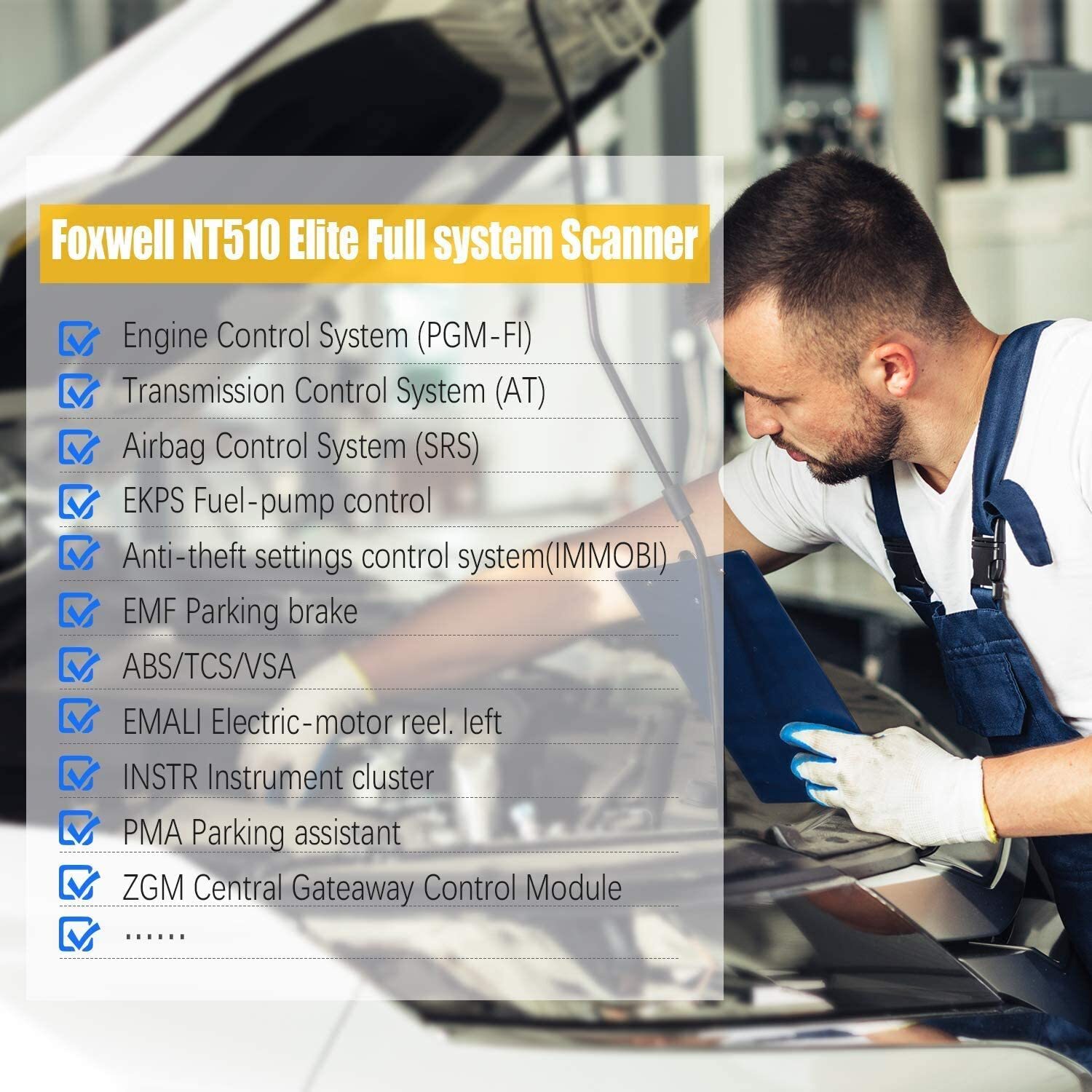 FOXWELL for CHRYSLER/JEEP/DODGE Automtive Diagnostic Tool OBD Scanner DPF TPMS