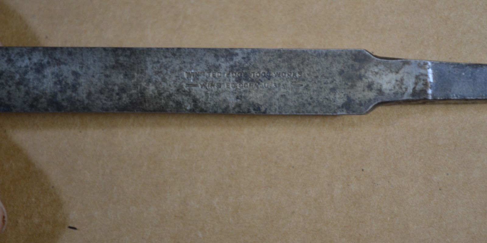 WINSTED EDGE TOOL WORKS - 1/2" LATHE CHISEL - SHEAR SCRAPPER - NO HANDLE