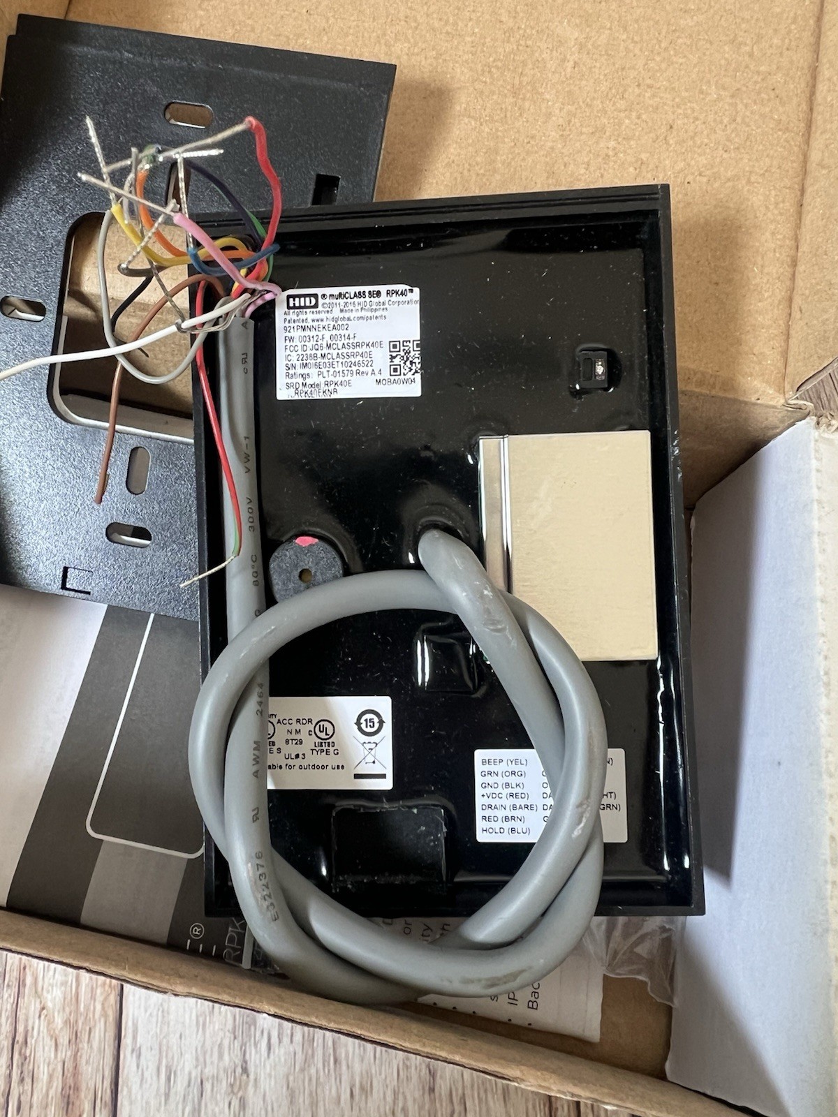 HID 921NMNNEKEA002 iClass SE RK40 Keypad Wall Switch Reader