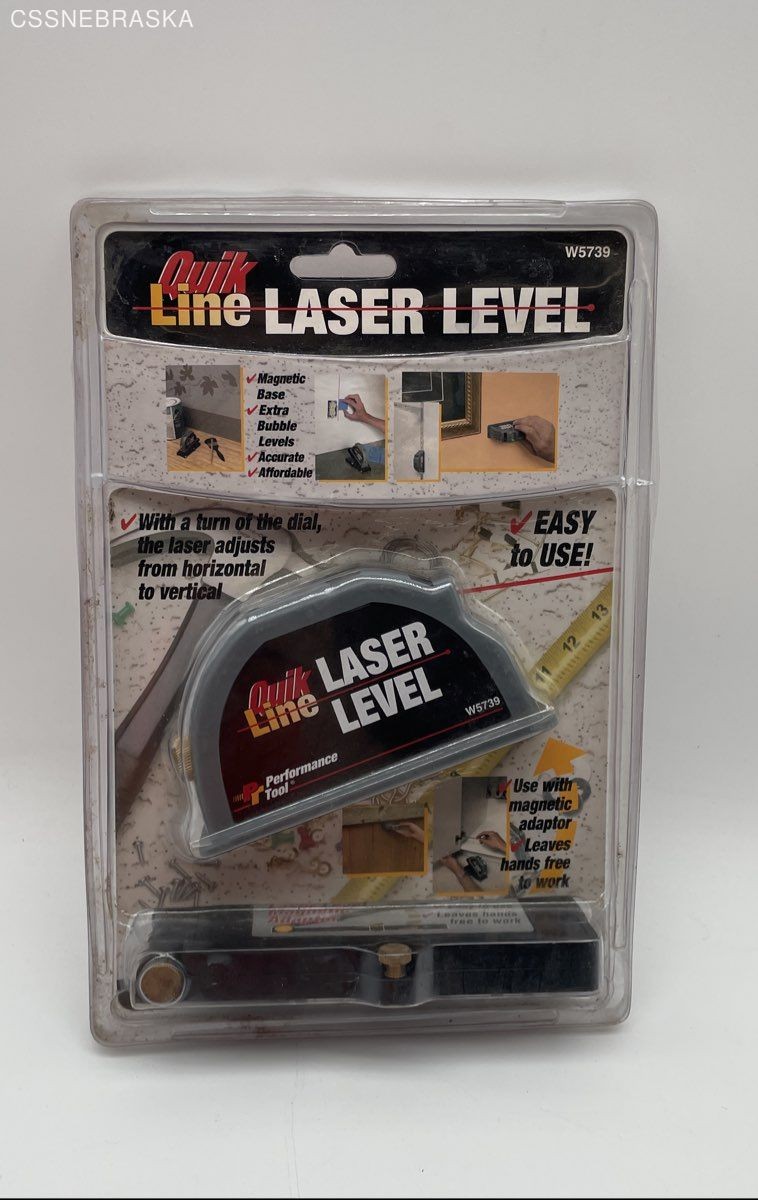 Quik Line Performance Tool - Laser Level - (Part # W5739)