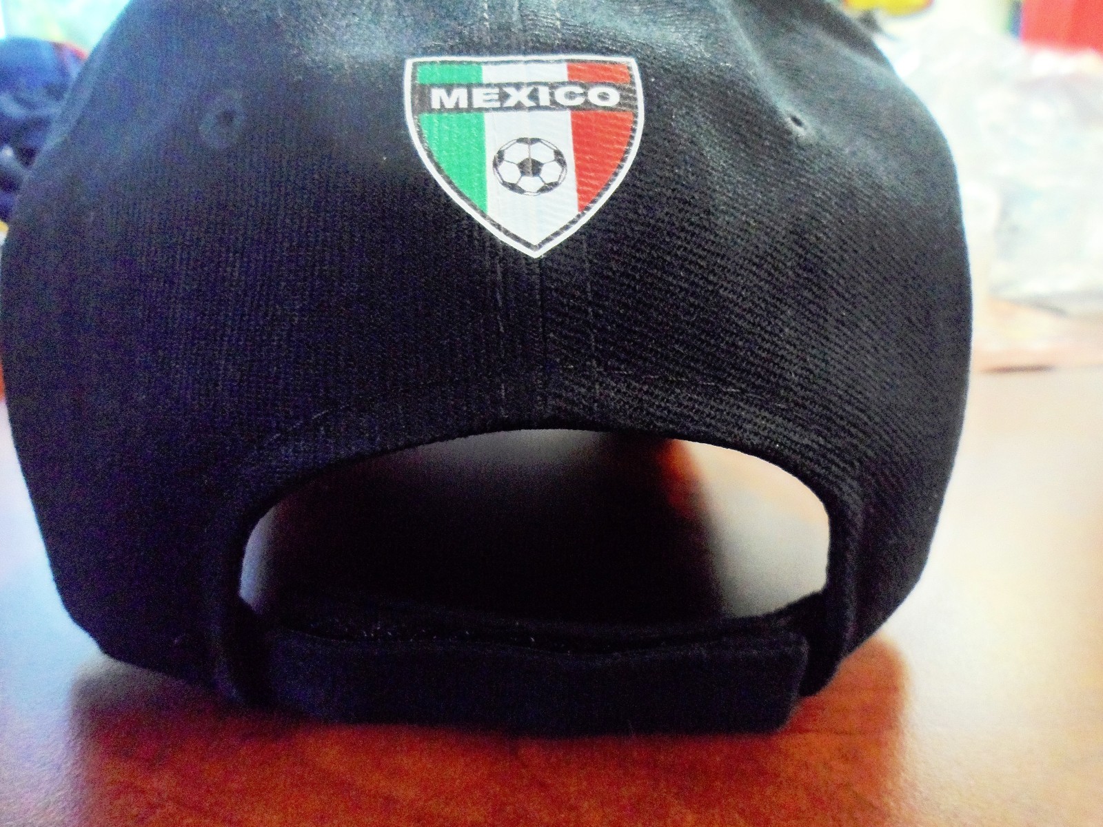 Mexico Adjustable Black Cap With Digital Logo 100% Cotton