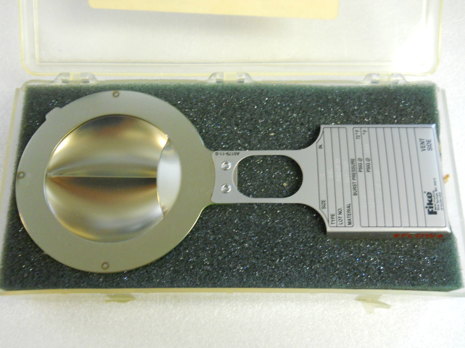 FIKE SRL - DUAL RUPTURE DISC SIZE 2 32.67 PSIG @ 72 DEG F NEW CONDITION IN BOX