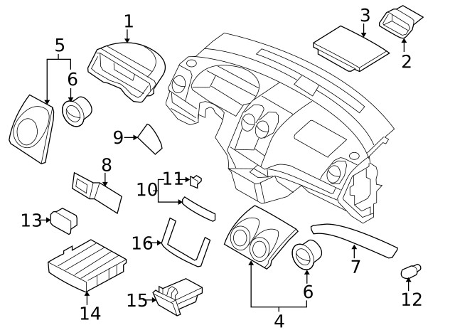 Genuine GM Trim Molding 96812886