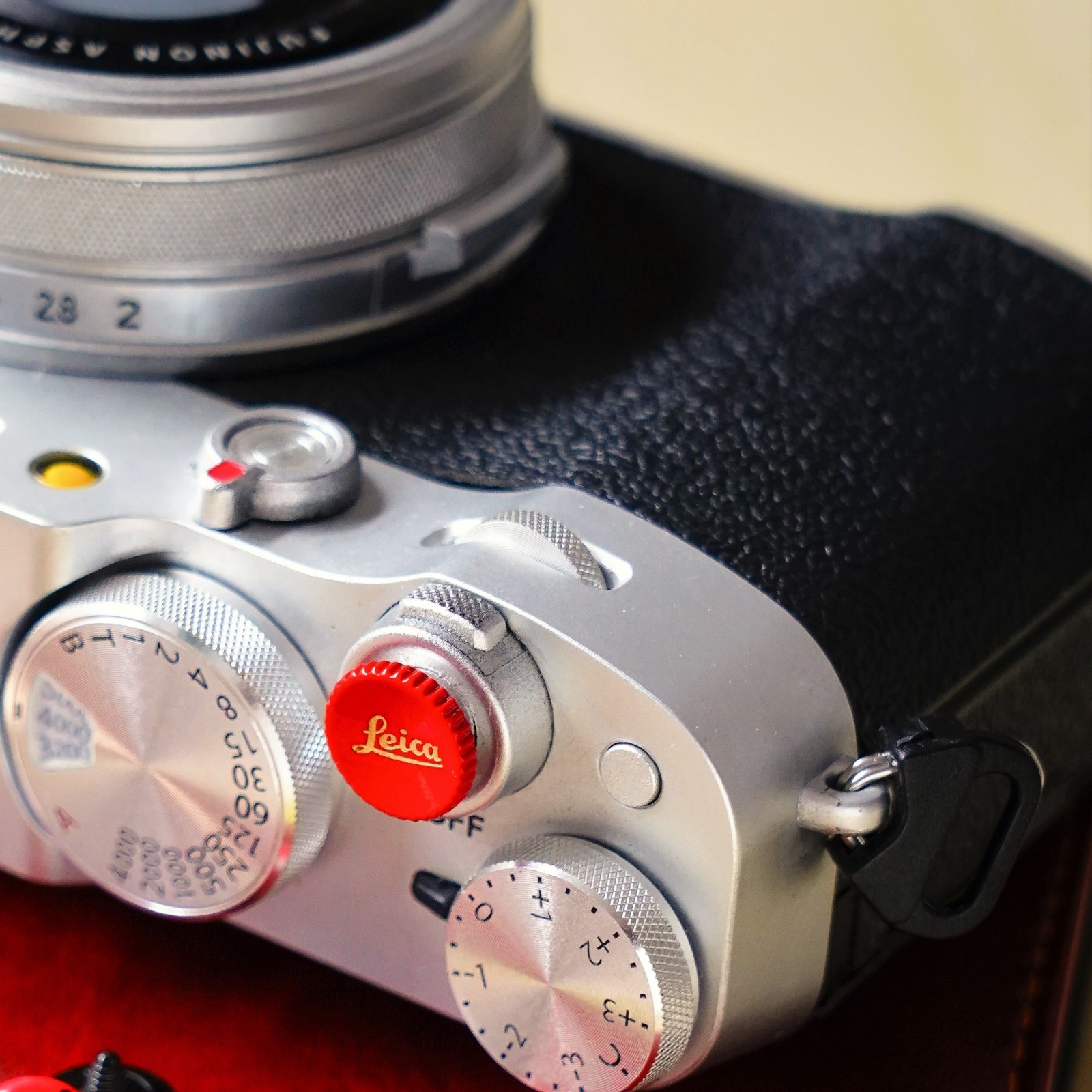 Leica Q3 Camera soft release button -Q3 43 brass back 10mm thread shutter button