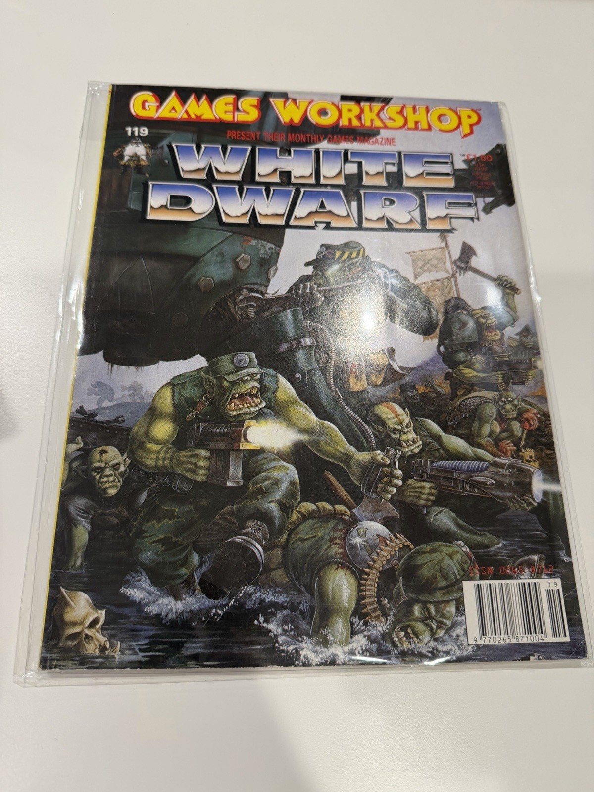 Games Workshop Warhammer 40k White Dwarf Magazine Issue 119 Vintage Rare