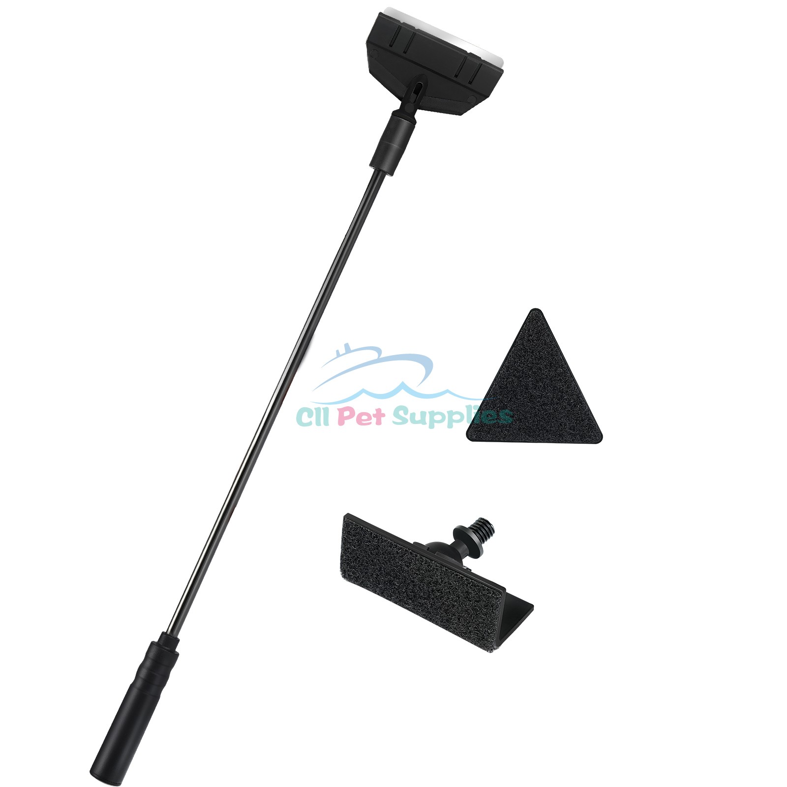 AQUANEAT Small Fish Tank Cleaner, Aquarium Cleaning Tools, 3 in 1 Glass Cleaner