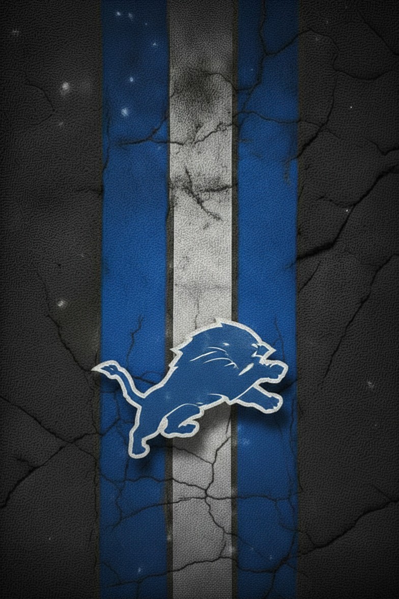 Detroit Lions High Definition Premium Cornhole Vinyl Wrap