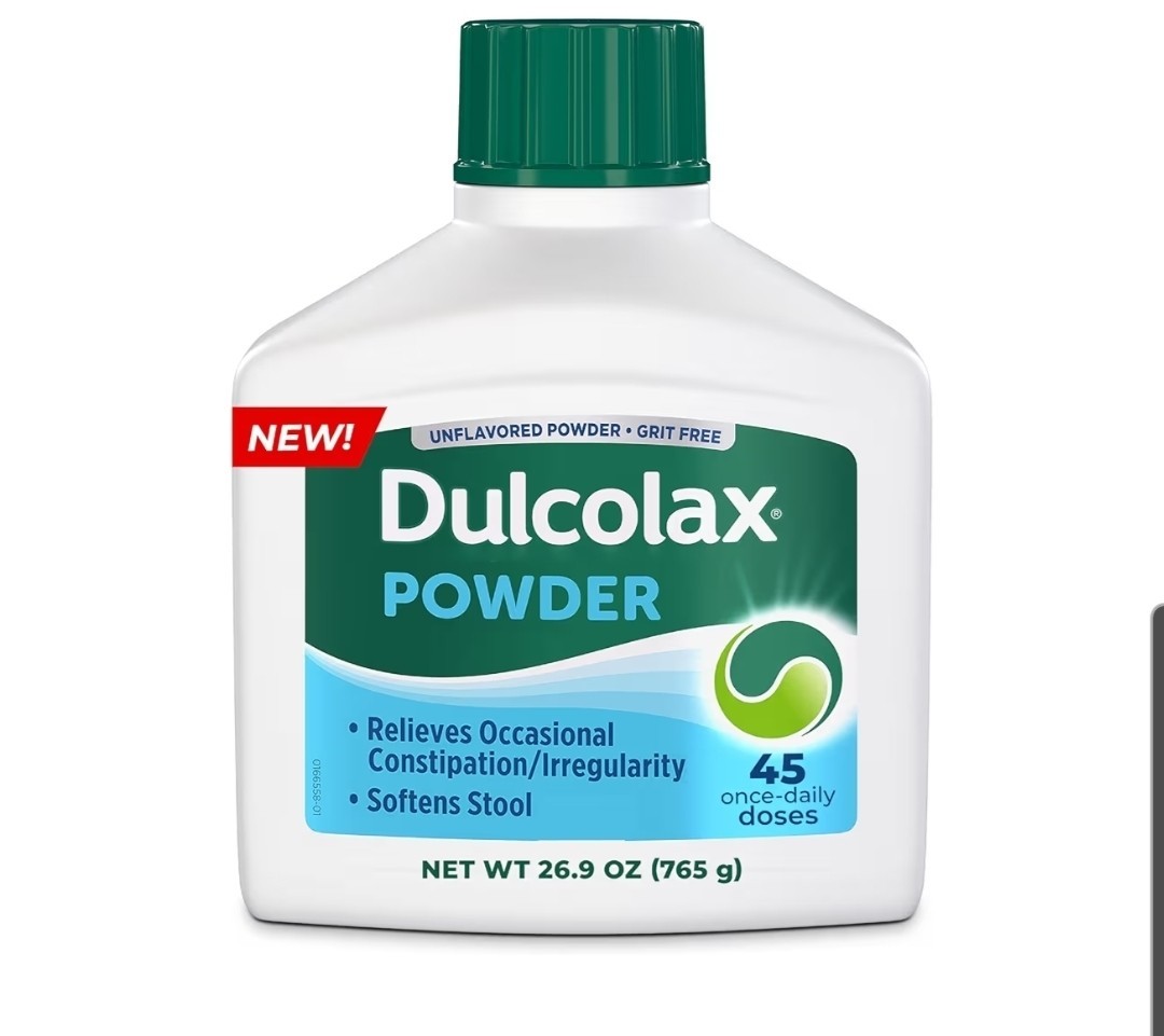 Dulcolax Laxative Powder, Gentle and Effective Constipation Relief 45 Servings