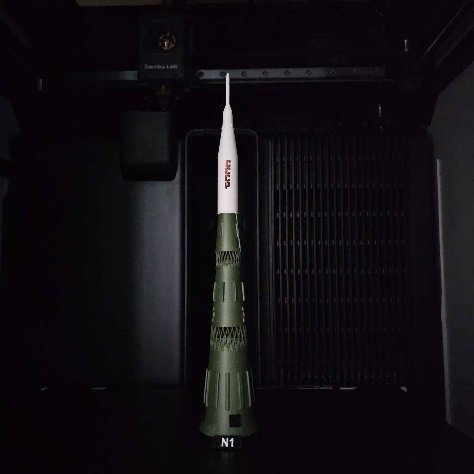1/400 Soviet N1 Rocket 3D Model Completed Painted Detailed Collectible