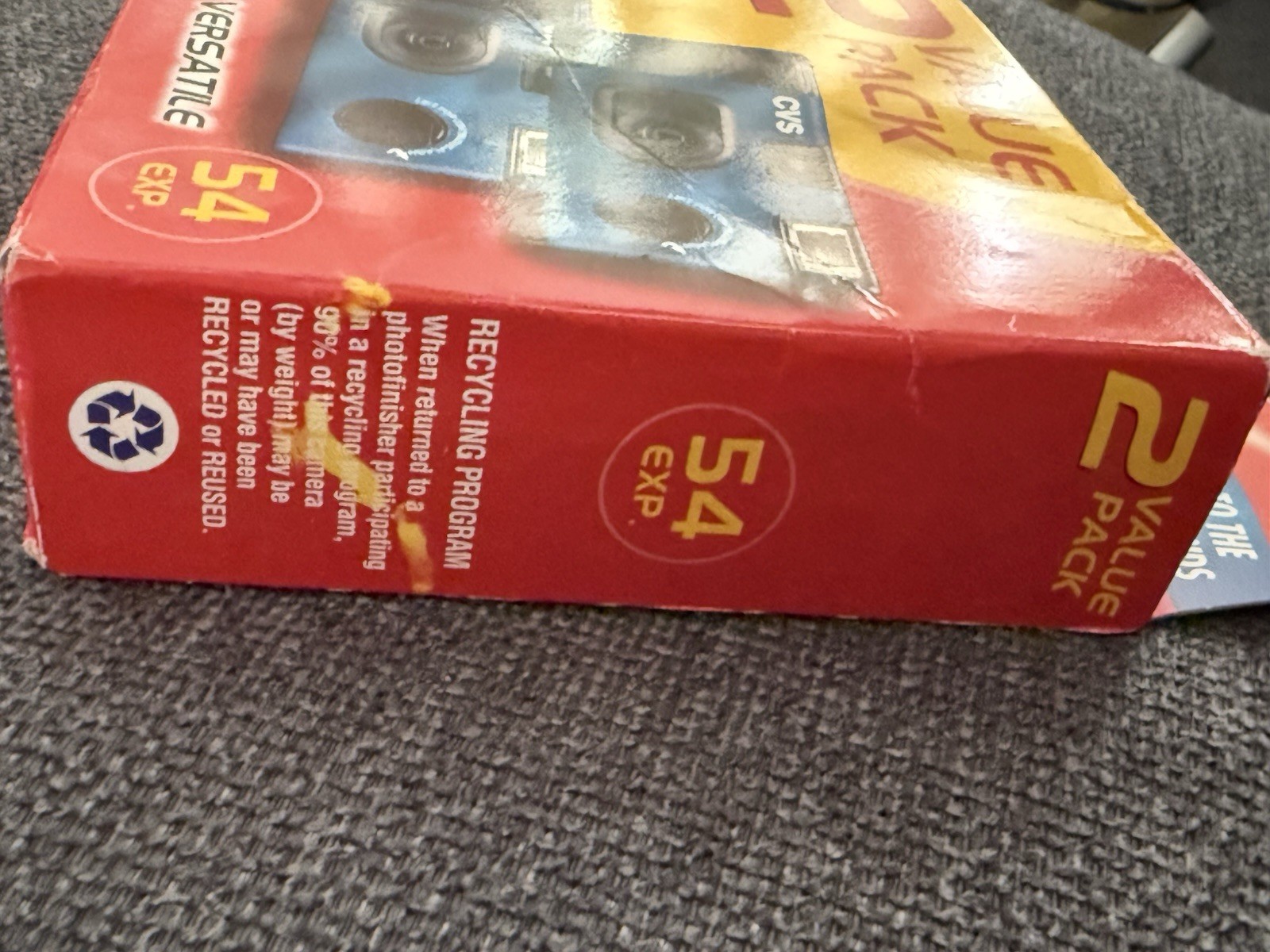 CVS Flash Indoor & Outdoor Camera 2-Pack 54 Exposures NEW