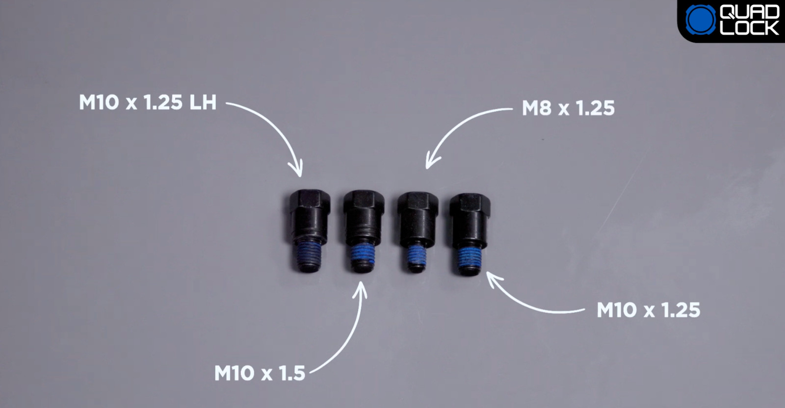 Quad Lock Mirror Stem Mount Adapter Kit